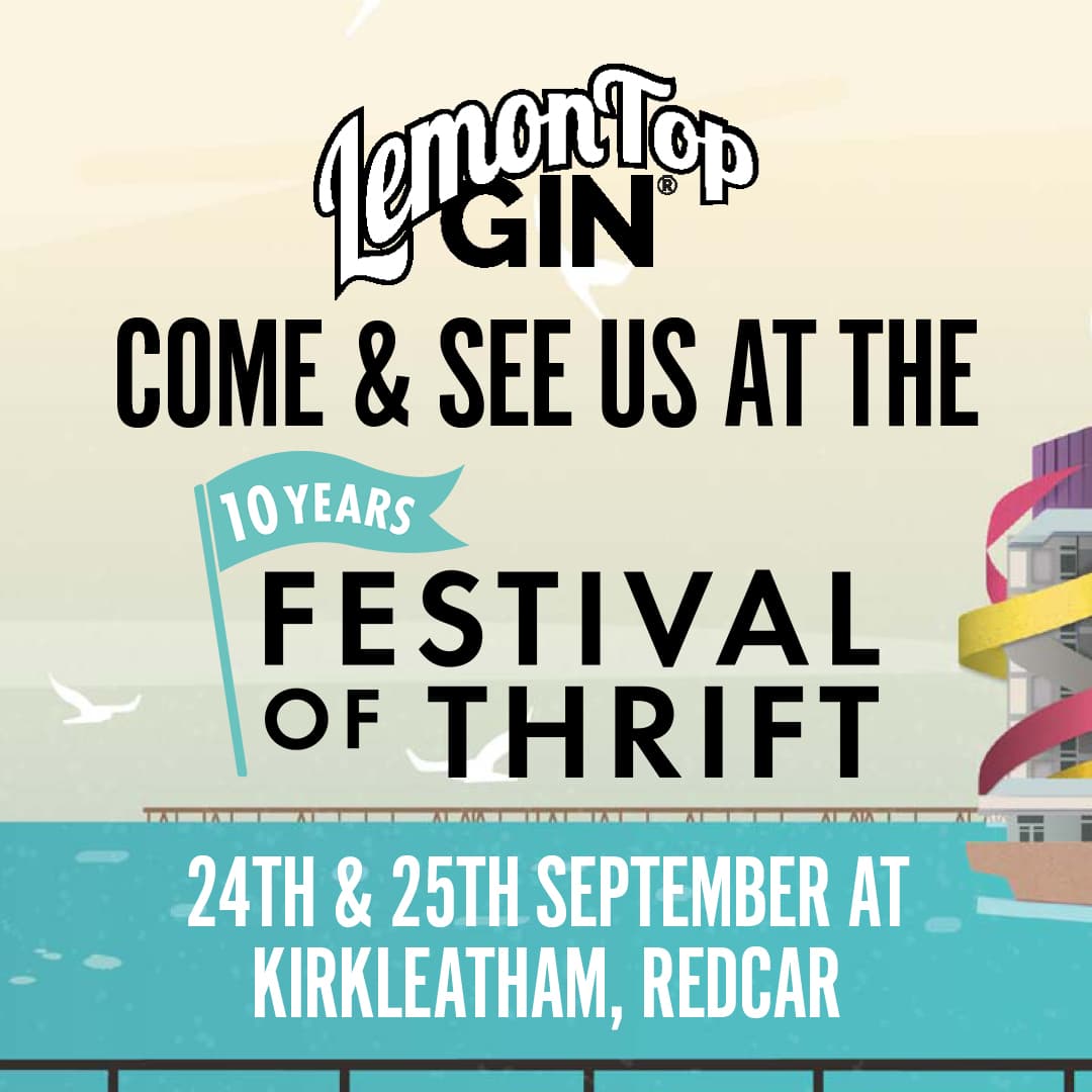 Festival of Thrift 2022 - LemonTop Gin Ice Cream Flavour Craft Gin